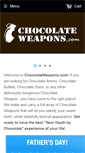 Mobile Screenshot of chocolateweapons.com